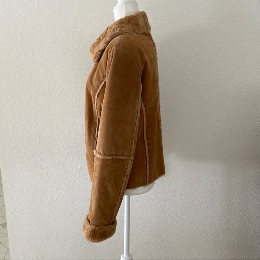 Winlit suede and faux fur jacket size M - Picture 3 of 6